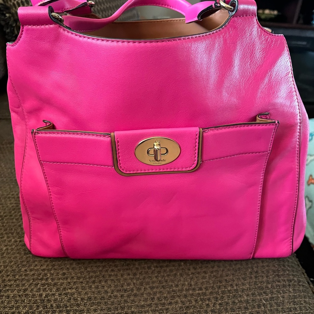 Kate Spade, hot pink purse